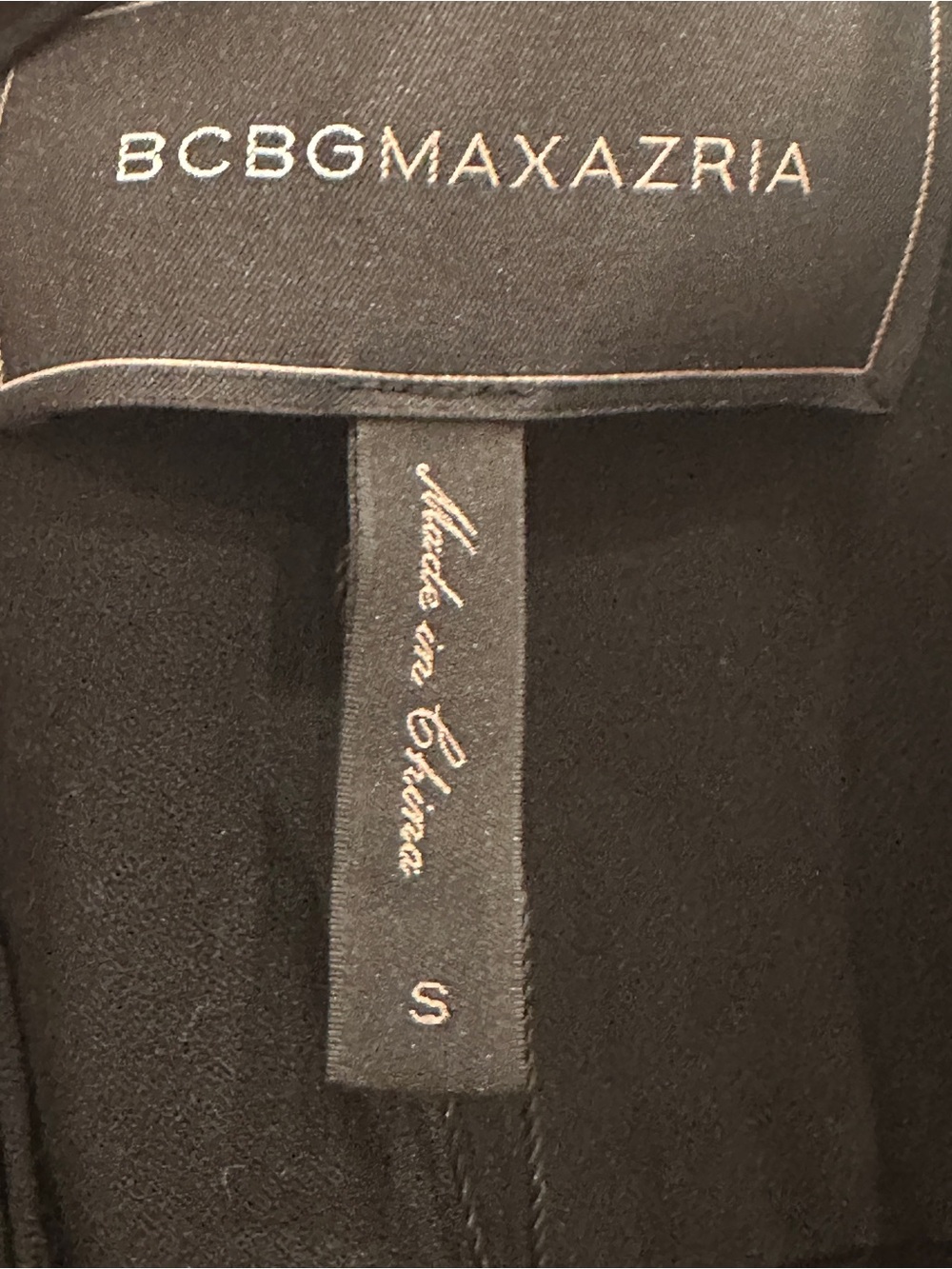BCBGMaxAzria Black Sleeveless Longline Vest - Picture 4 of 5